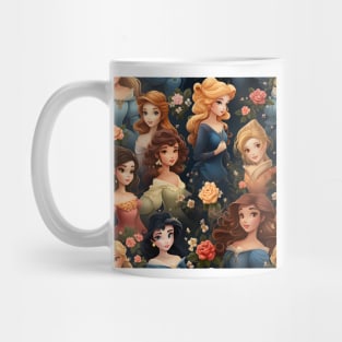 Princesses Pattern 10 Mug